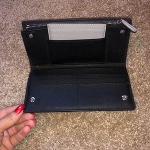 MK gray & black wallet